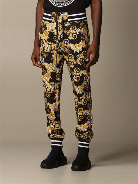 versace trousers|versace joggers men's.